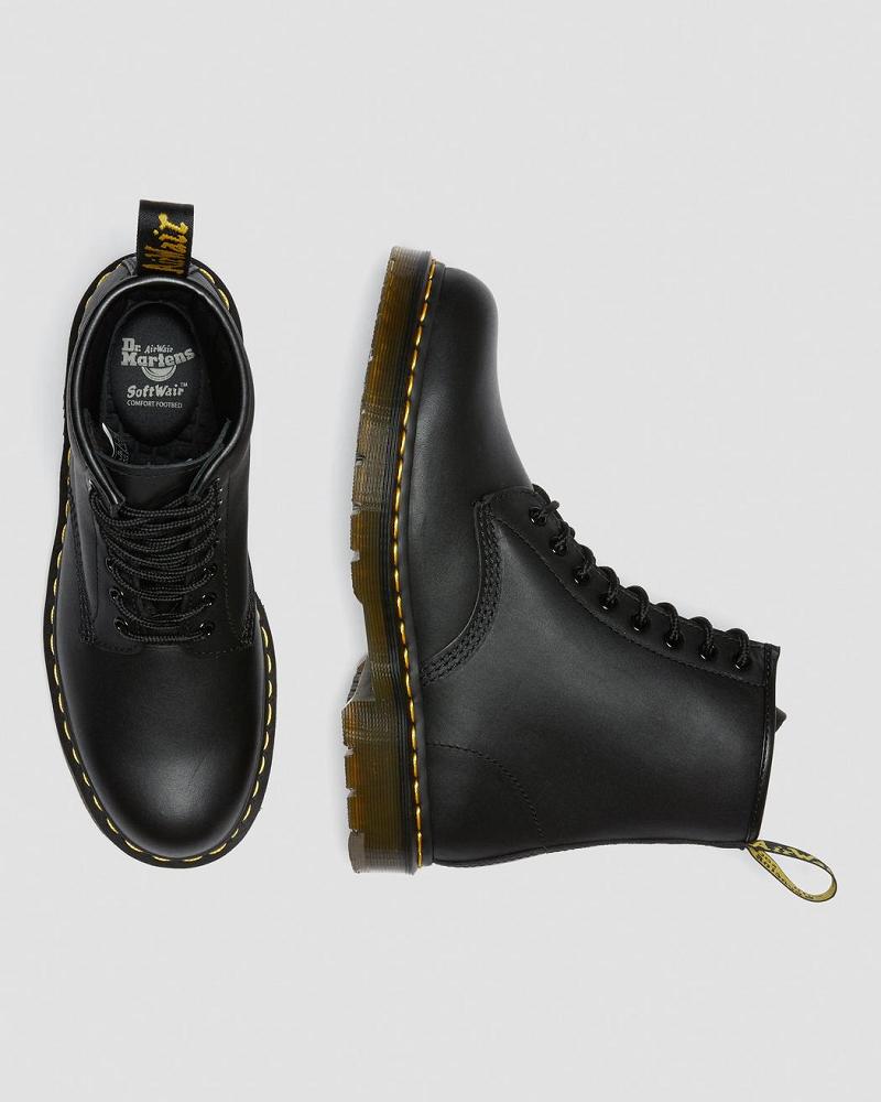 Men's Dr Martens 1460 Slip Resistant Leather Lace Up Boots Black | AU 531WNB